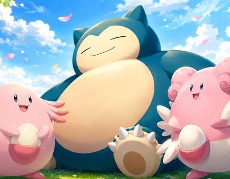 Pokemon Go Best Defenders Blissey, Snorlax, and Chansey from Pokemon Go
