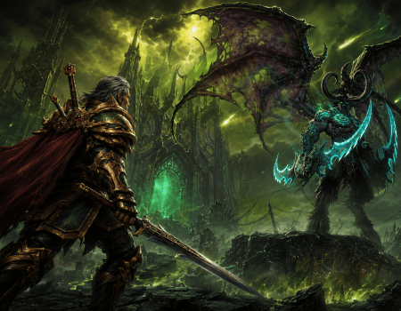 Cover Image for The Black Temple Raid Guide My WoW Character Versus Illidan in Black Temple Raid