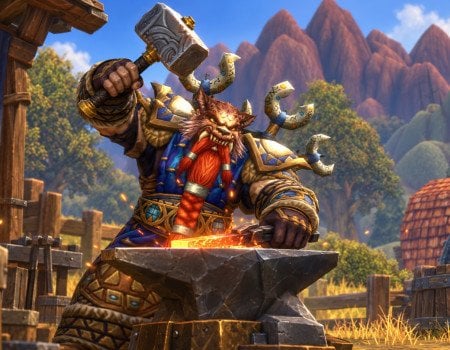 Dwarven Blacksmith in Wow Forever Cover Image for the Best Professions in Wow Forever